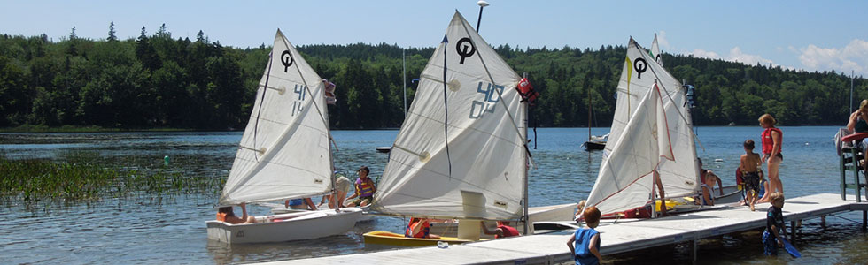 Sailboats at Nichols Day Camps