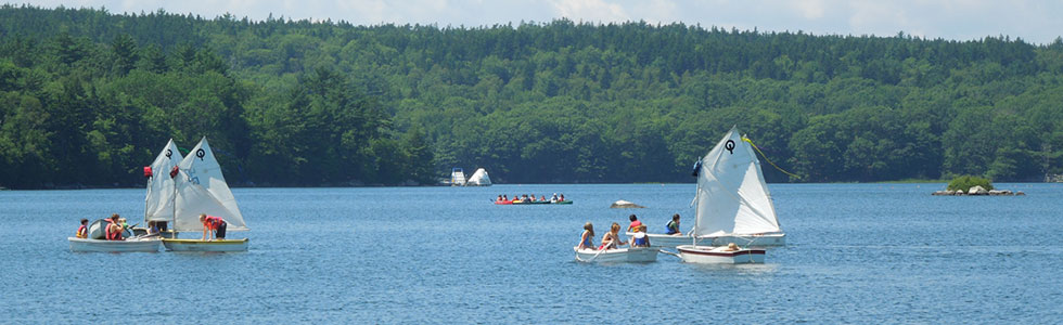 Sailboats at Nichols Day Camps