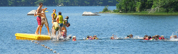 Swimming at Nichols Day Camps